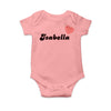 Personalised White Baby Body Suit Grow Vest - Any Text