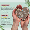 Sister Gift Wooden Heart Best Friend Plaque Birthday Christmas Card Present Idea