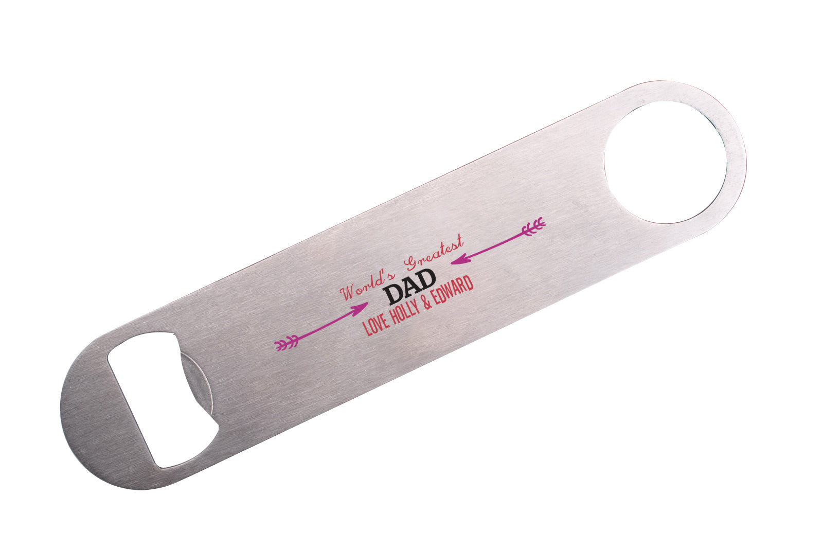 Personalised Engraved Bottle Opener Perfect Gift for Dad Happy Fathers Day