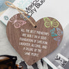 Friendship Sign Best Friend Plaque Thank You Gift Shabby Chic Heart