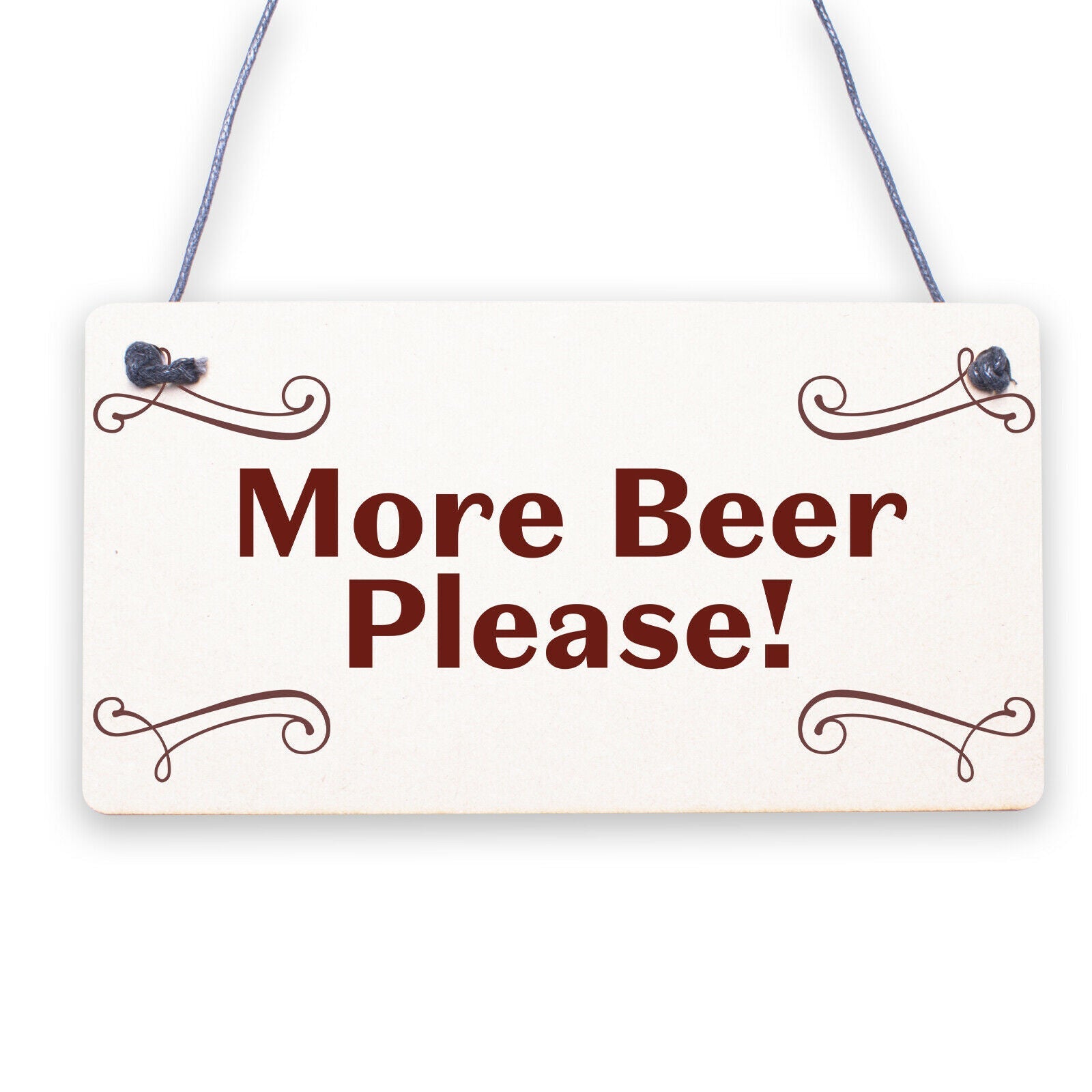 In Dog Beers Only Had One Funny Pub Bar Man Cave Hanging Plaque Alcohol Sign