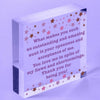 Auntie Gifts For Christmas Aunt Aunty Gifts For Birthday Acrylic Plaque Sign[Bag Included]