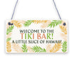 The Tiki Bar Party Hanging Bar Pub Plaque Beer Cocktails Beach Decoration Sign