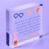 30th Birthday Gift Acrylic Block Novelty Gift For Friend Family Brother Sister