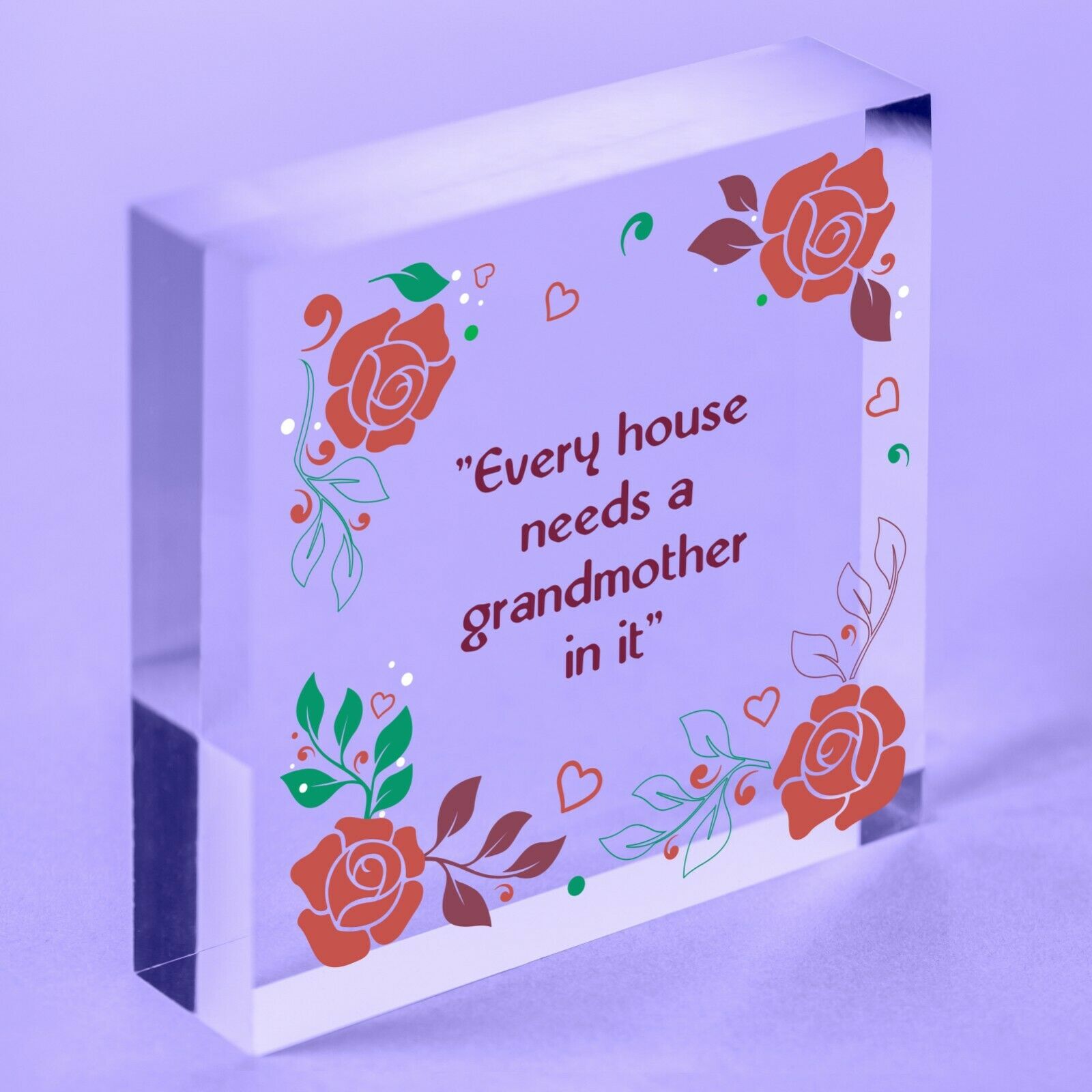Nan Nanny To Be Gift Funny Novelty Acrylic Plaque Baby Shower Gift For NAN