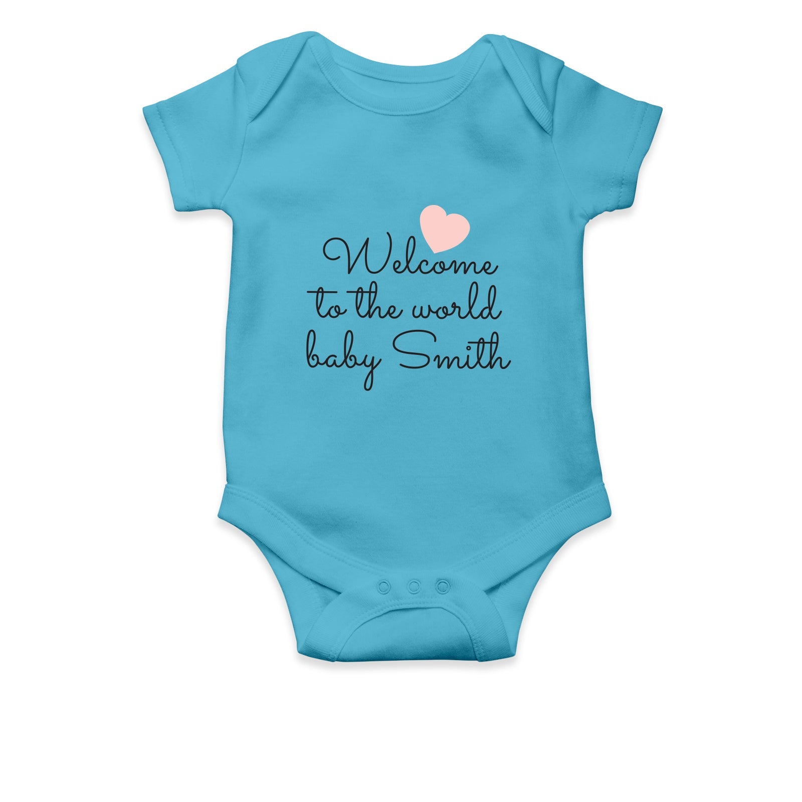 Personalised White Baby Body Suit Grow Vest - For Her