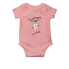 Personalised White Baby Body Suit Grow Vest - Cat