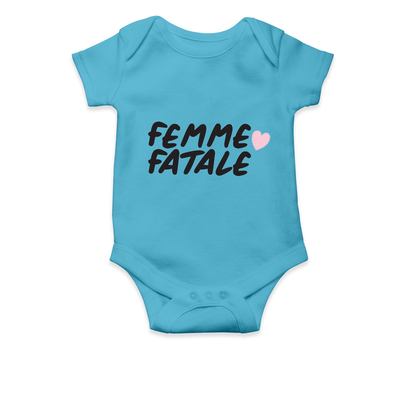 Personalised White Baby Body Suit Grow Vest - Le Femme