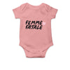 Personalised White Baby Body Suit Grow Vest - Le Femme
