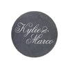 Personalised Engraved Slate Coaster Round - French Revolution