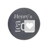 Personalised Engraved Slate Coaster Round - The Tea Special