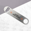 Personalised Engraved Bottle Opener Fully Customisable with Any Text