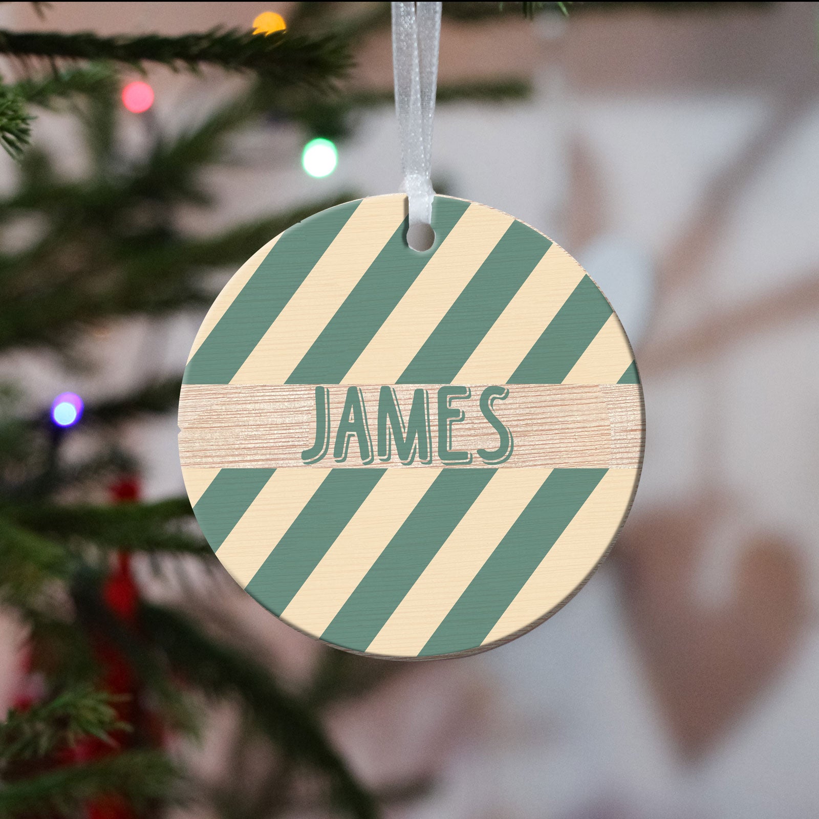 Personalised Wooden Christmas Ornaments Printed- Handcrafted Decoration Baubles, Ideal for Festive Season, Perfect Gift Option