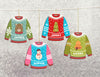 Personalised Christmas Jumper Ornaments - Handcrafted Decorations, Ideal for Festive Season, Perfect Gift Option