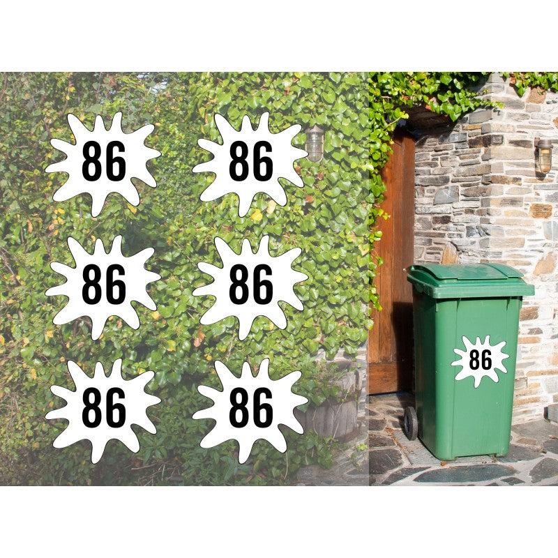 Personalised Bin Sticker - Royal