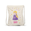 Load image into Gallery viewer, Personalised Kids Gym Bag - Purple Dress