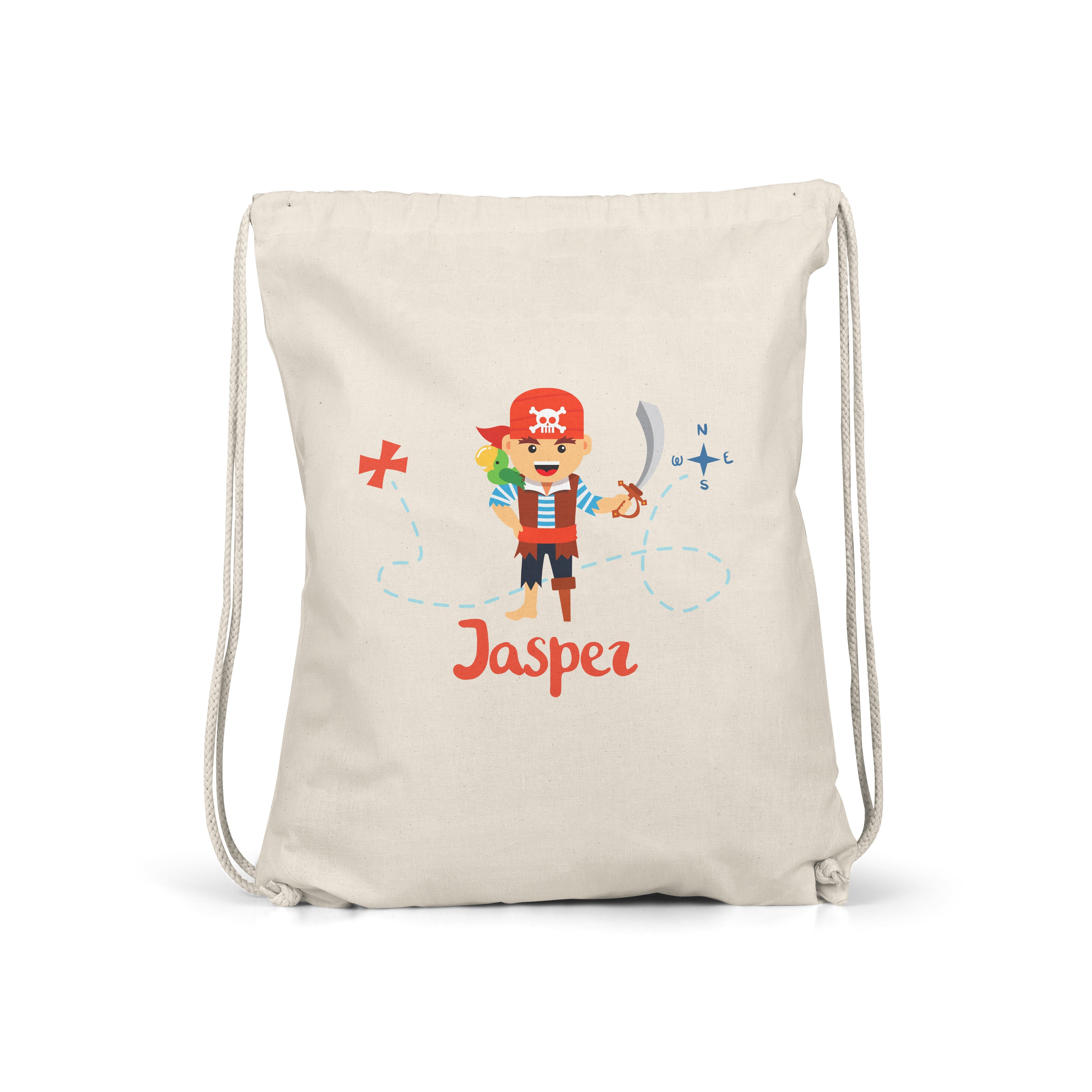 Pirate - Personalised Kids Gym Bag - Multiple Designs - Perfect Gift - Sword