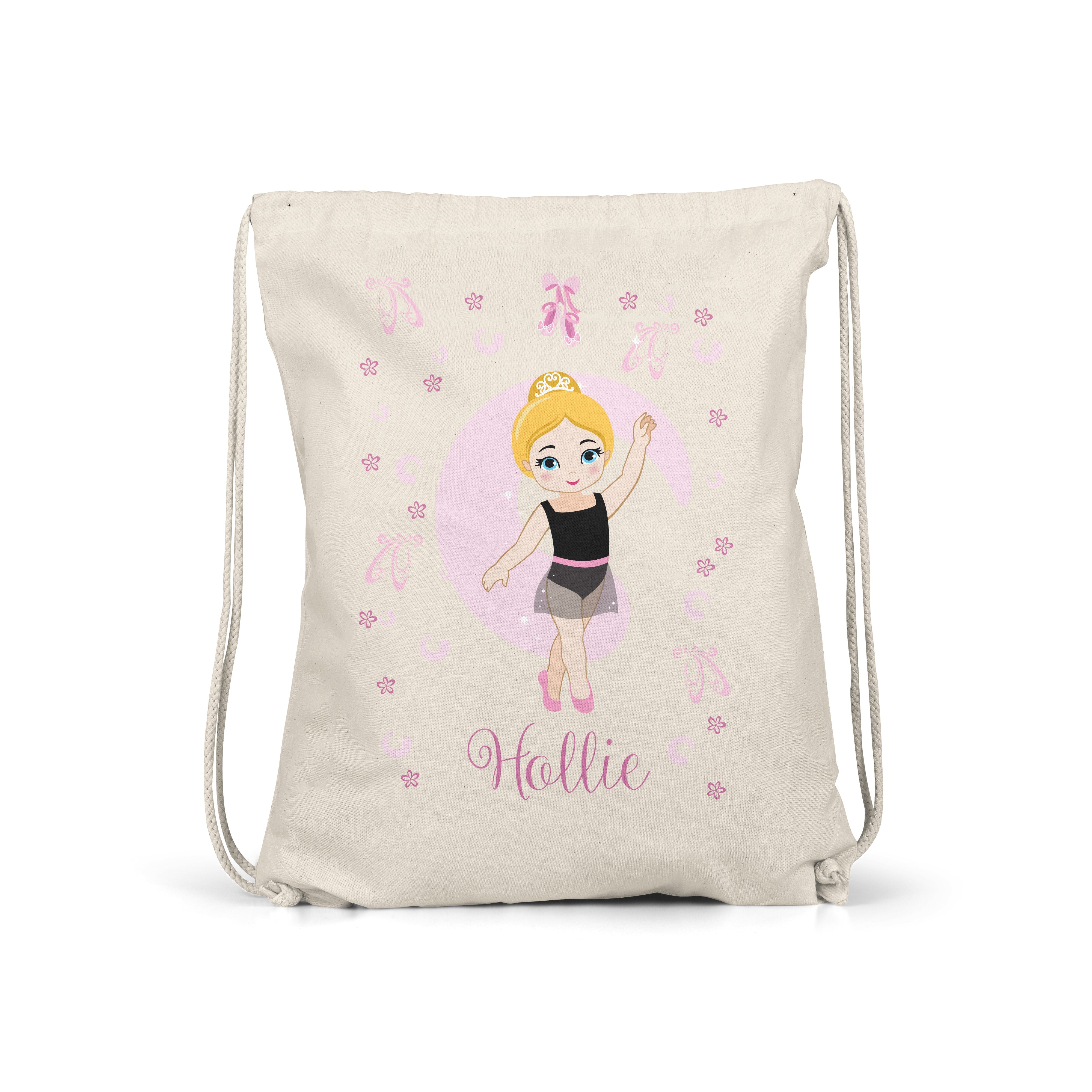 Ballerina - Personalised Kids Gym Bag - Sparkle