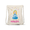 Load image into Gallery viewer, Personalised Kids Gym Bag - Blue Princess