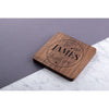 Personalised Engraved Wooden Walnut Coaster - Boldest