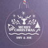 Personalised Acrylic Ornaments - Pack of Two #105