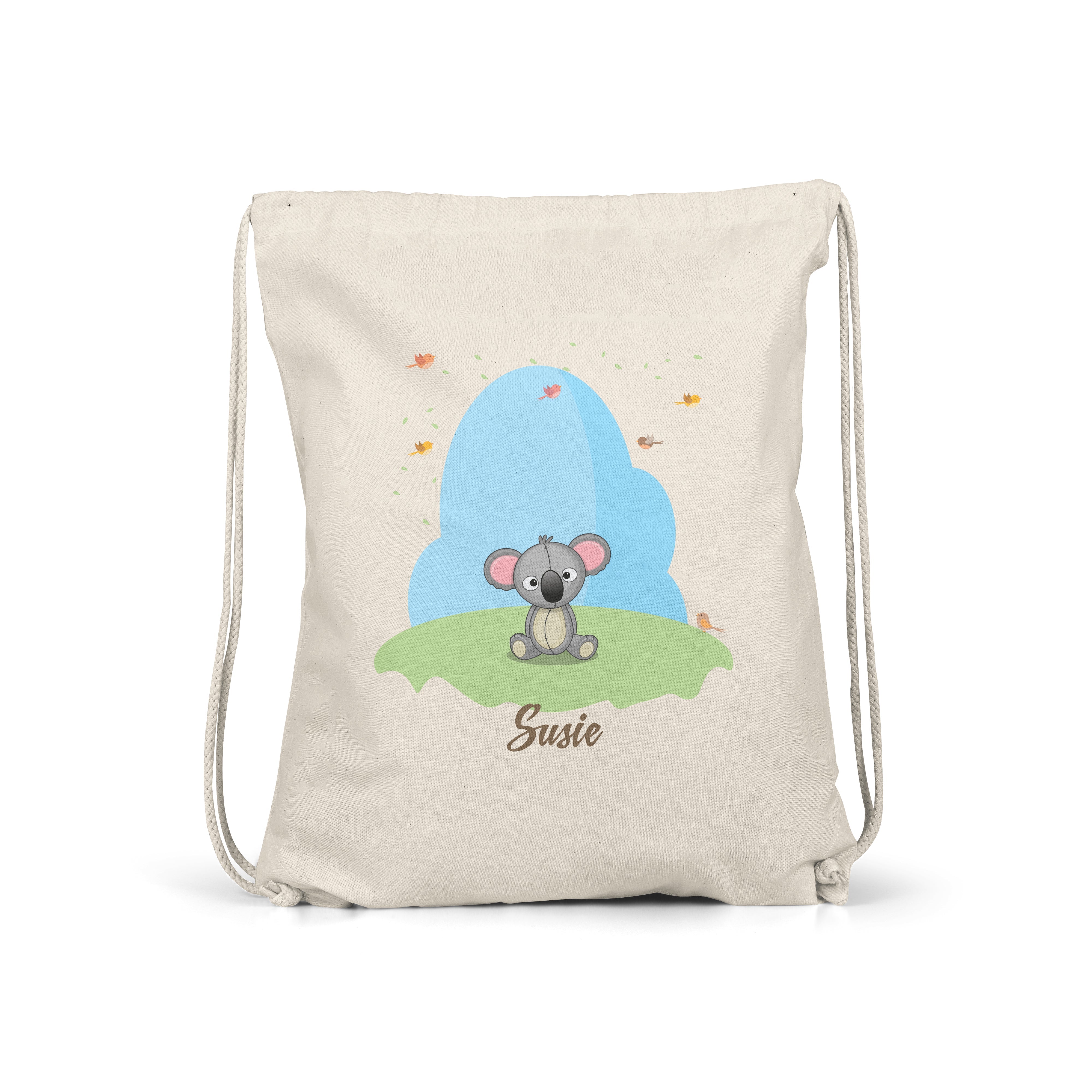 Cute Animals - Personalised Kids Gym Bag - Koala