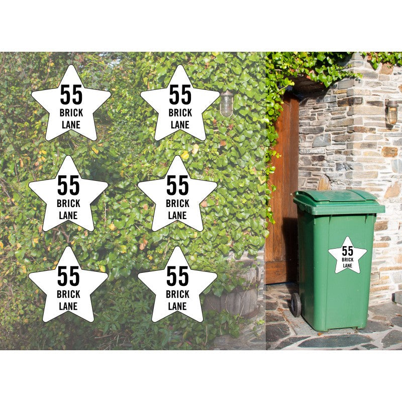 Personalised Bin Sticker - Splat