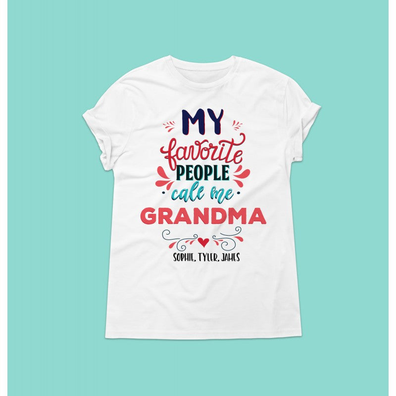 Personalised Father's Day T-Shirt - Grandma