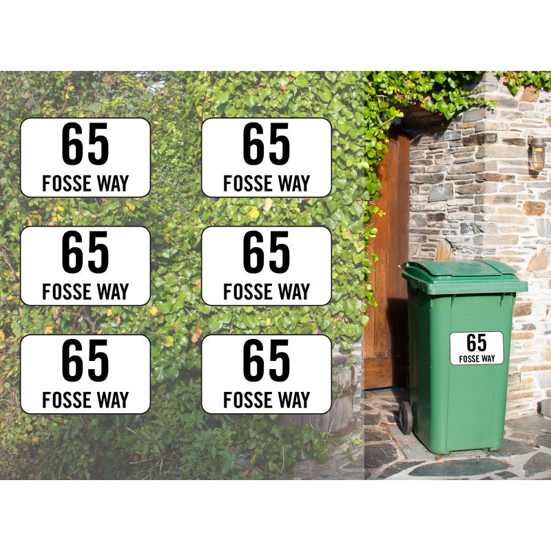 Personalised Bin Sticker - Speech