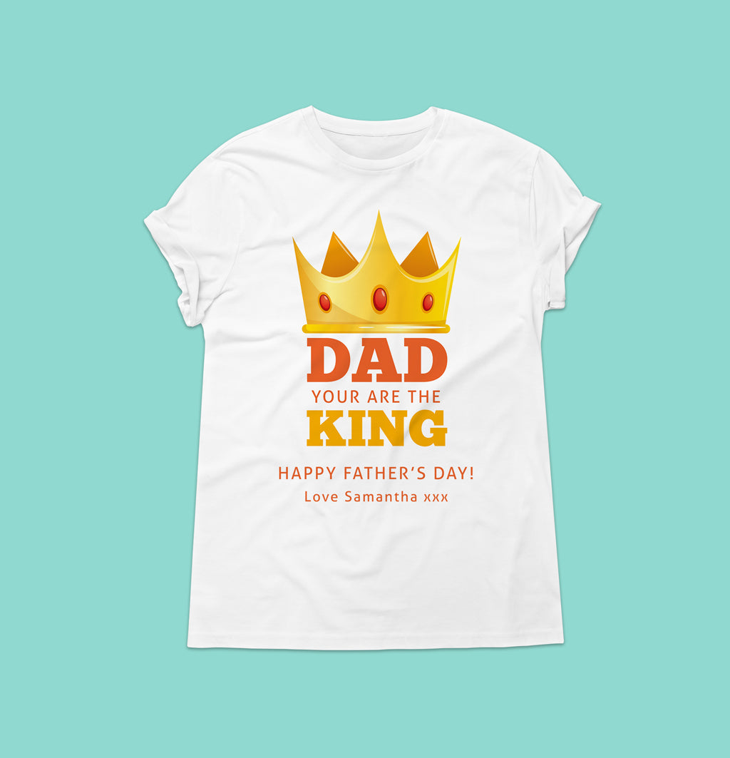 Personalised Father's Day T-Shirt - Yellow