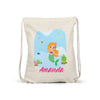 Mermaid- Personalised Kids Gym Bag - Multiple Colours - Perfect Gift - Blonde