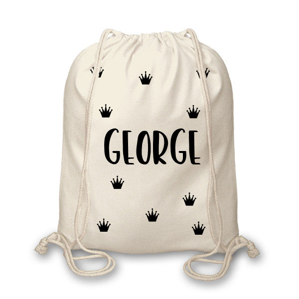 Personalised Name Kids Gym Bag - Go!