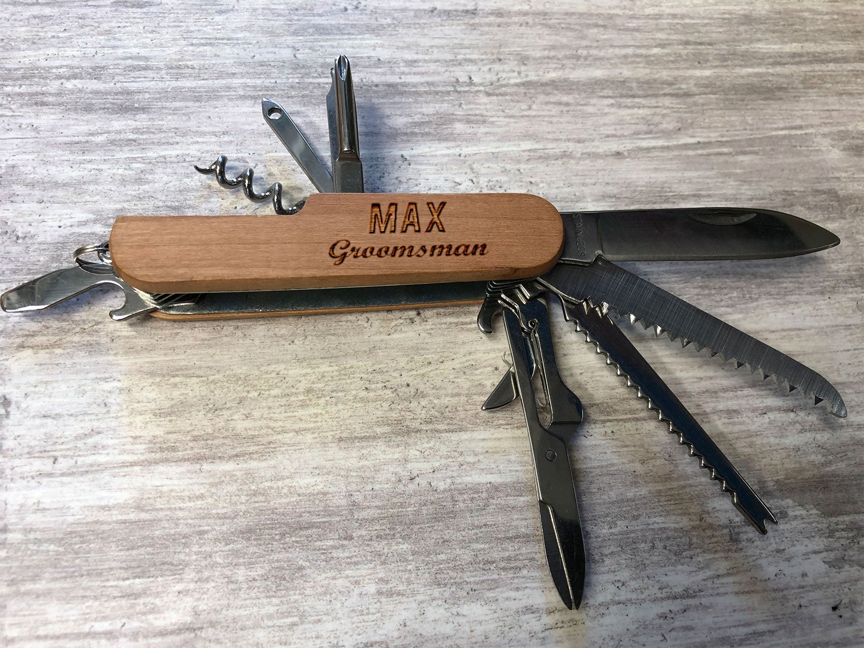 Personalised Engraving Pocket Multi tool knife