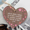 Handmade Friendship Gift Heart Best Friend Sign Motivational Sign Thank You