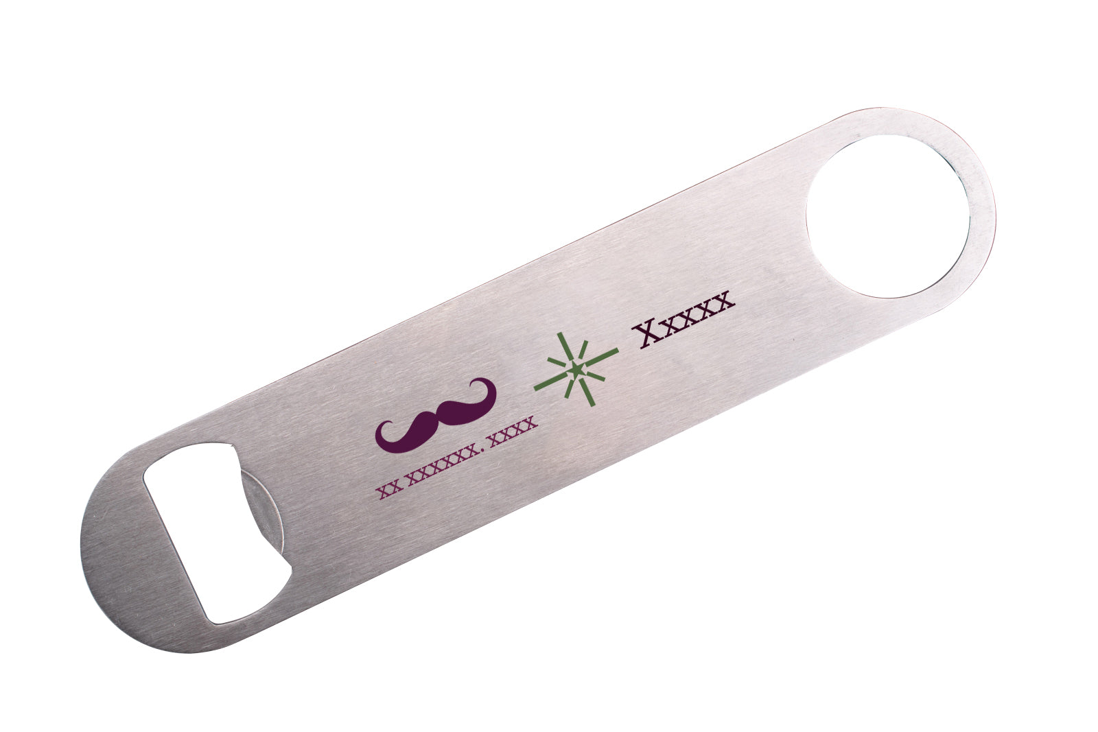 Personalised Engraved Bottle Opener Best Dad In The World Funny Moustache