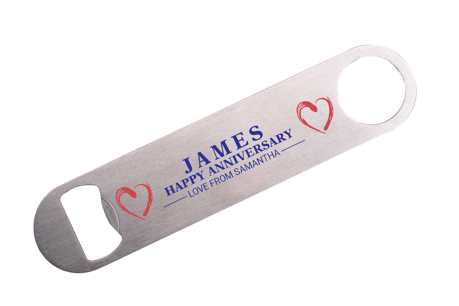 Personalised Engraved Bottle Opener Perfect Gift Custom Text Any Wording