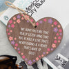 Best Friend Auntie Handmade Heart Gift Wooden Chic Sign Birthday Keepsake