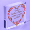 Mum Gifts Mothers Day Birthday Gifts From Daughter Acrylic Block