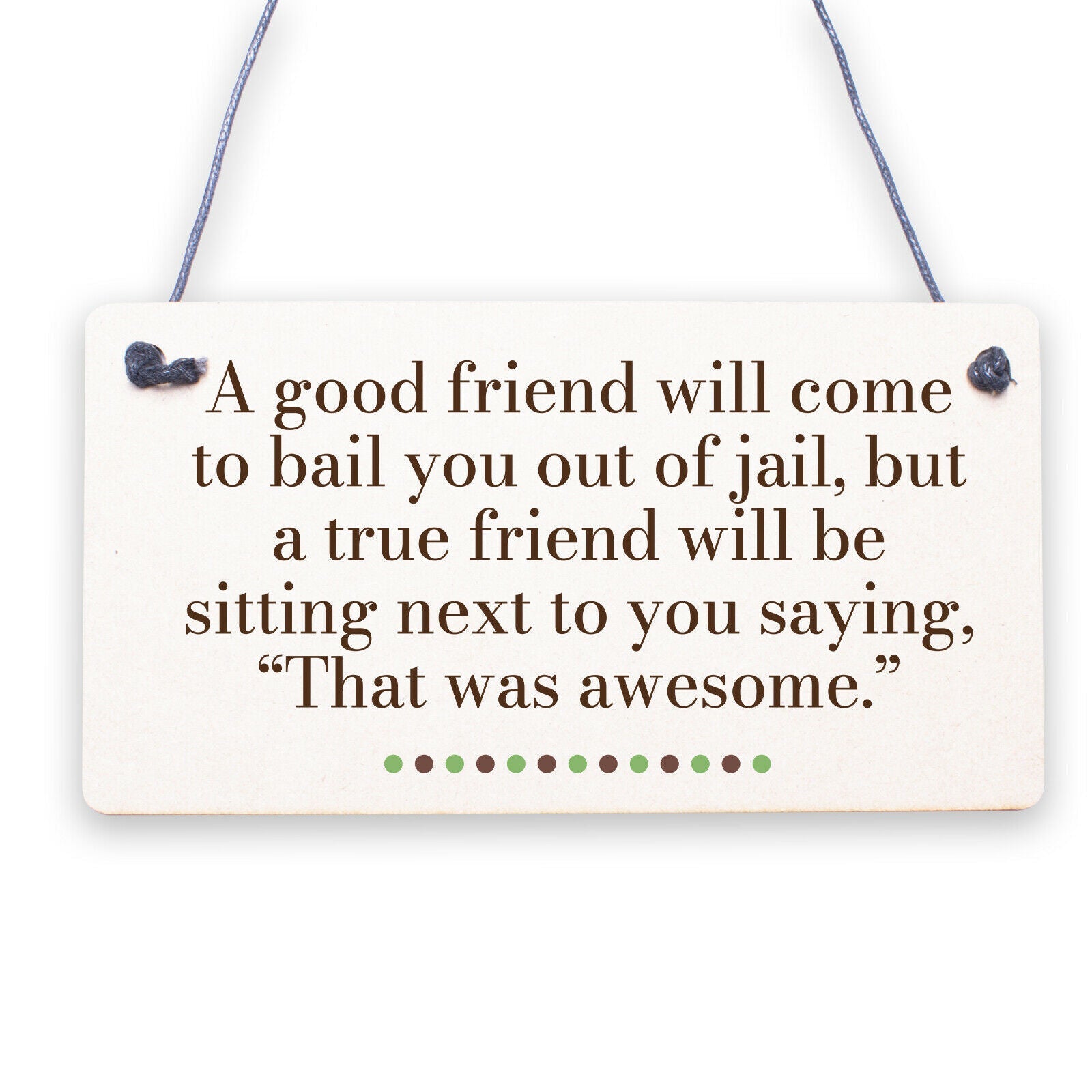 Funny Best Friend Friendship Plaques Shabby Chic Cute Thank You Birthday Gifts