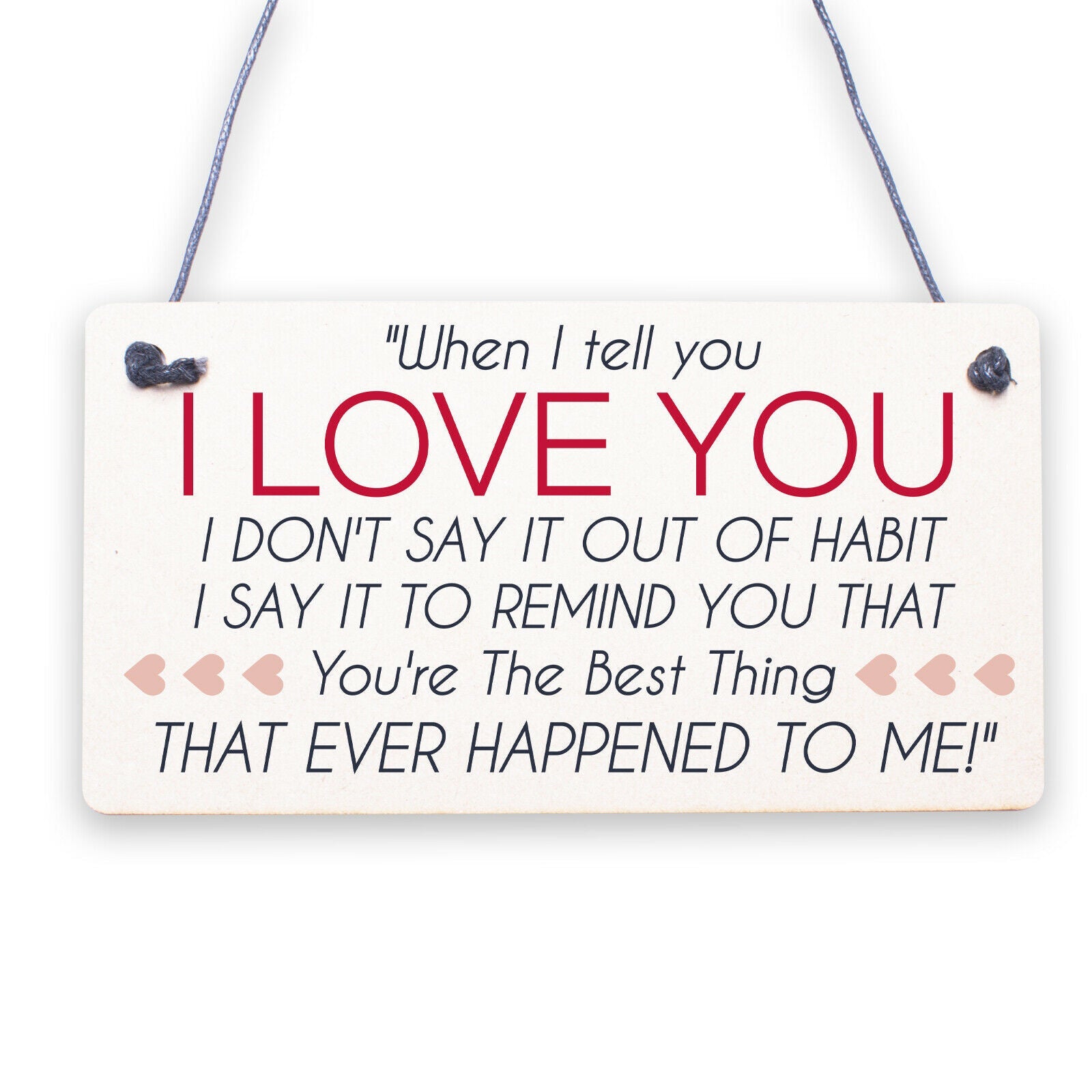 Love You Gift For Boyfriend Husband Wallet Insert Christmas Gift