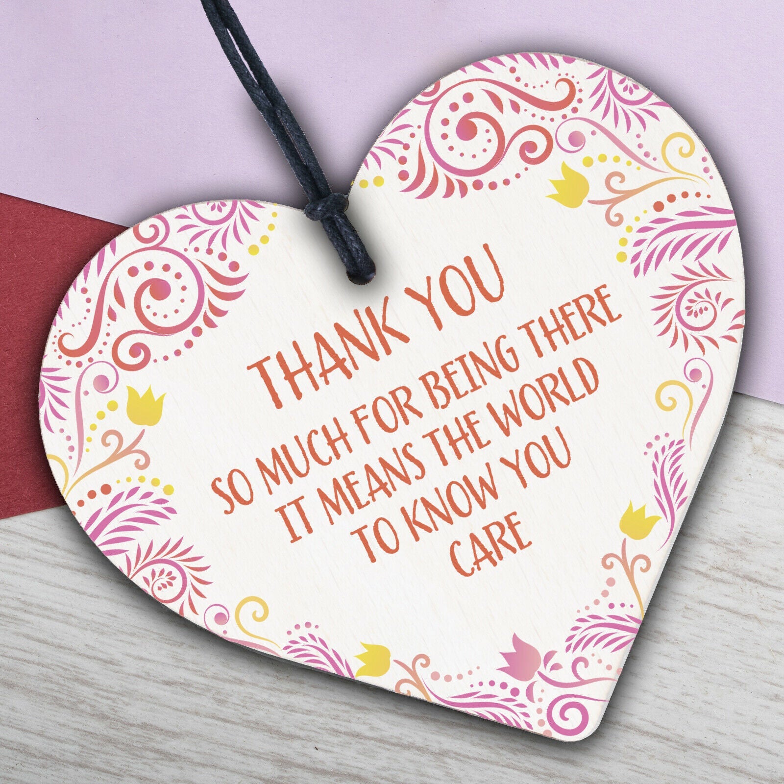 THANK YOU Gifts Colleague Gifts Heart Plaque Best Friend Sign Friendship Plaque