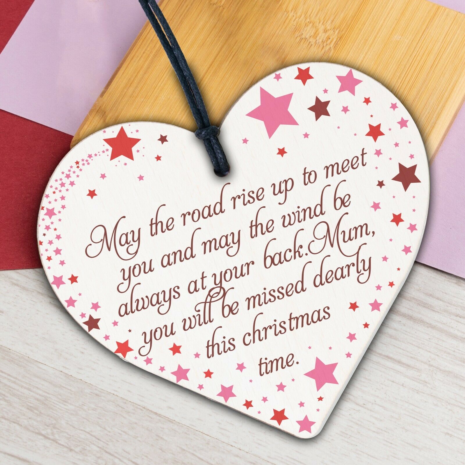 Finally You're Leaving! Wooden Hanging Heart Novelty Work Colleague Leaving Gift