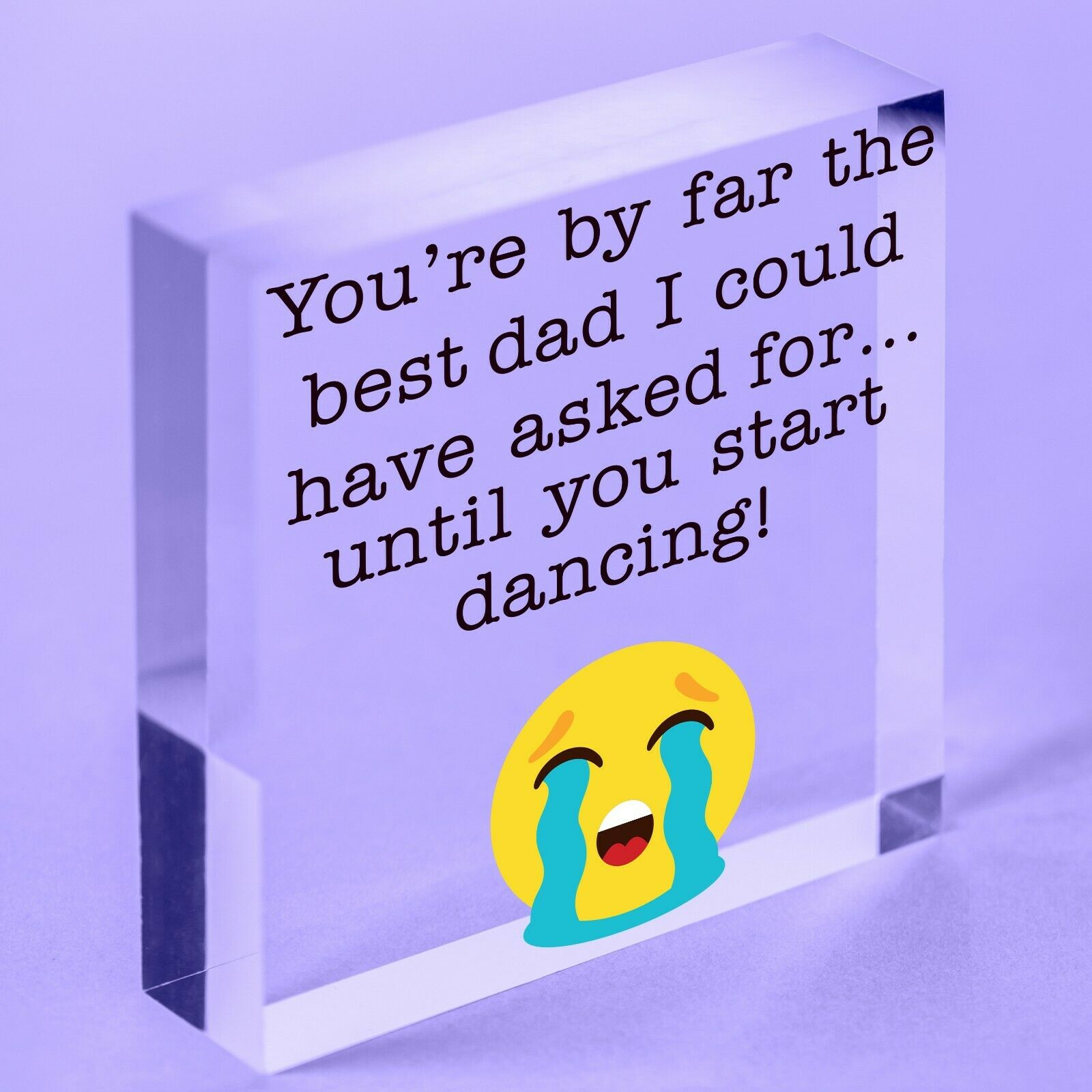 Best Daddy Gifts Heart Daddy To Be Birthday Cards Baby Shower Gift Acrylic Block