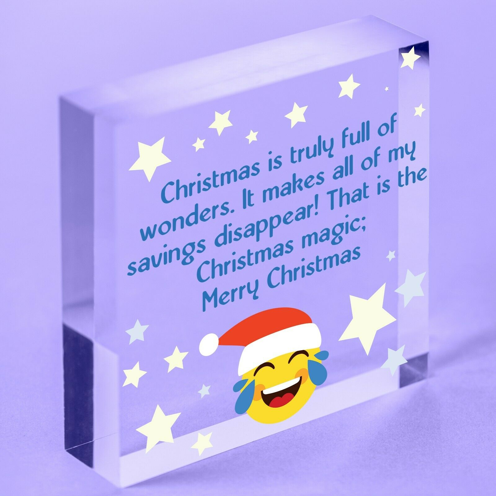 Xmas Gift Acrylic Plaque Novelty Christmas Gift For Auntie Sister Mummy