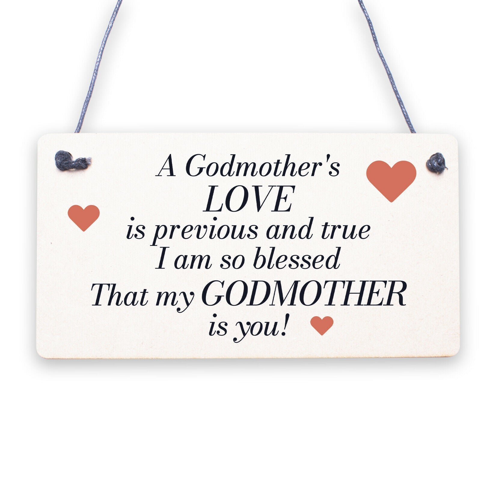 Godmother Gifts Thank You Gifts Wooden Flower Godmother Birthday Christmas Gifts