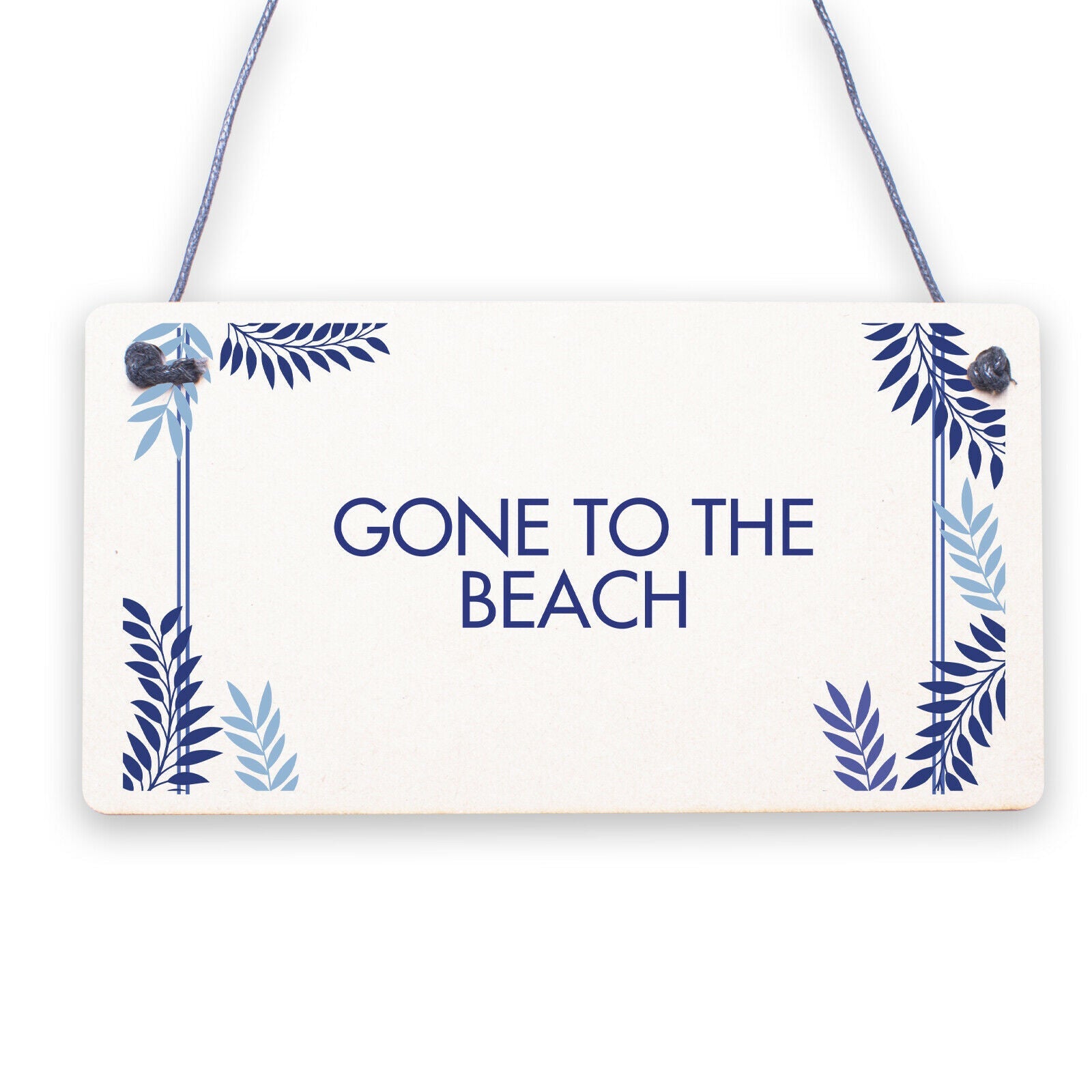 Gone To The Beach Hanging Plaque Nautical Decor Beach Seaside Shabby Chic Signs