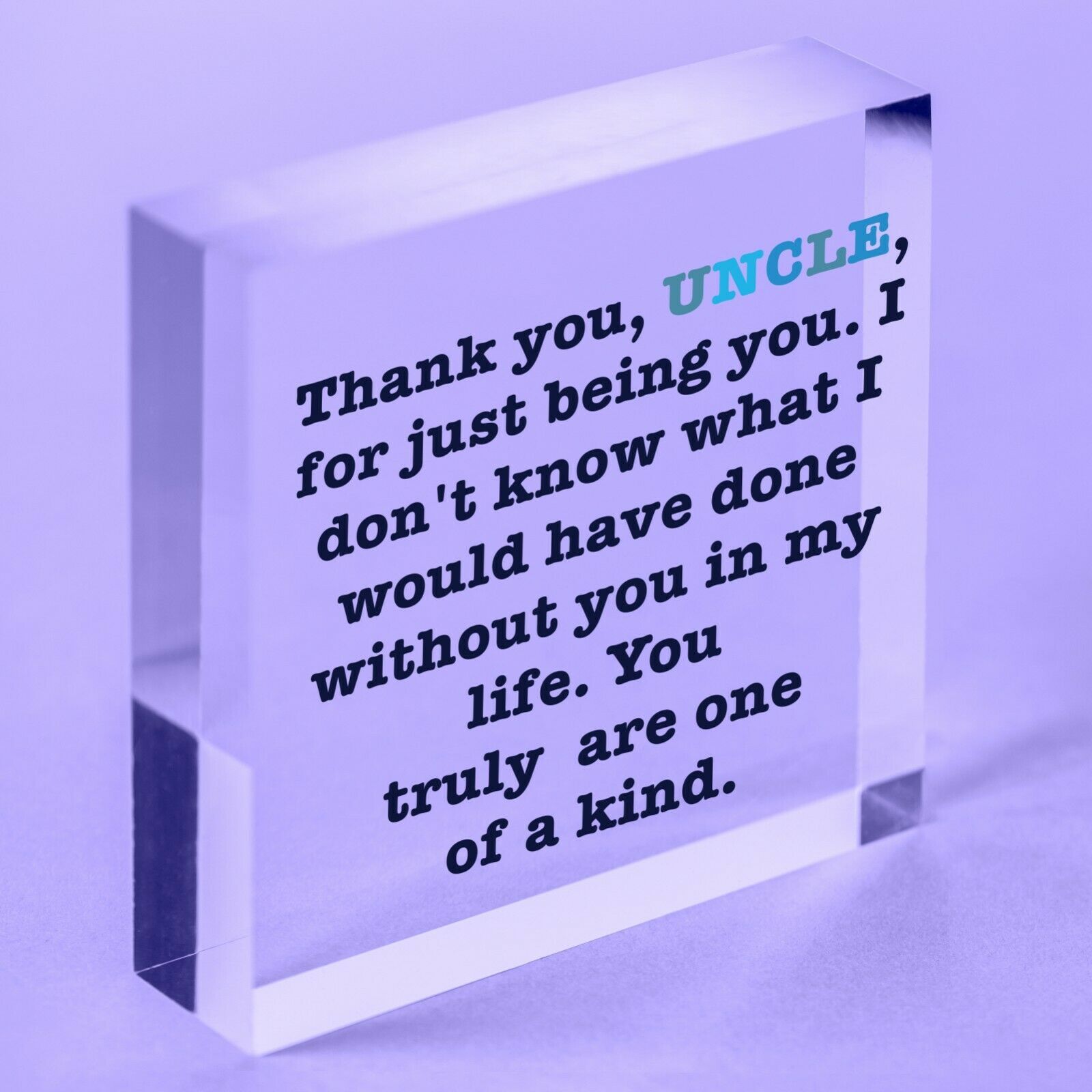 Novelty Uncle Gifts For Birthday Christmas Acrylic Plaque Best Uncle Gifts