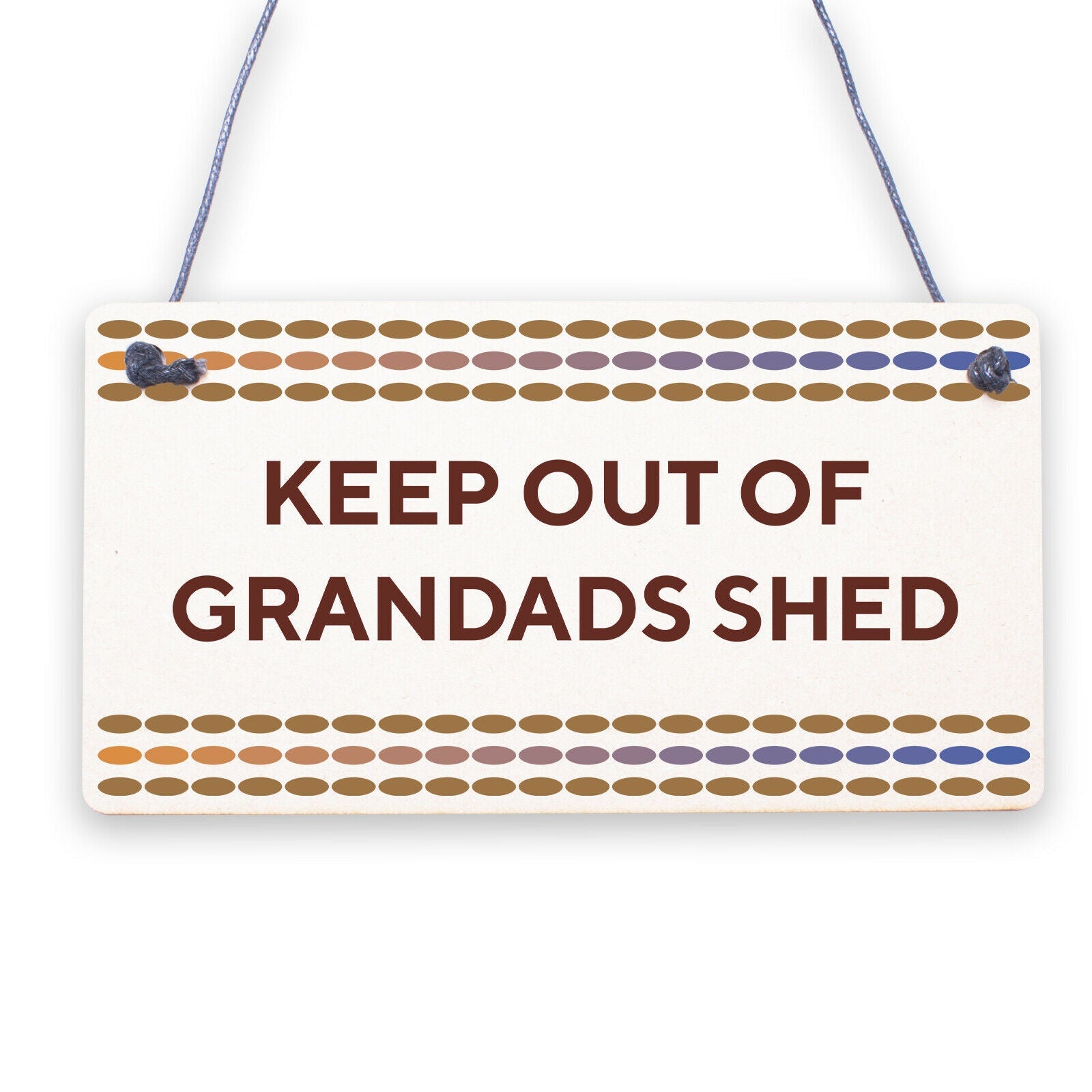 Grandads Shed Workshop Garage Hanging Garden Plaque Gifts For Grandad Dad