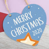 Merry Christmas Heart Hanging Sign Christmas Decorations Family Gifts