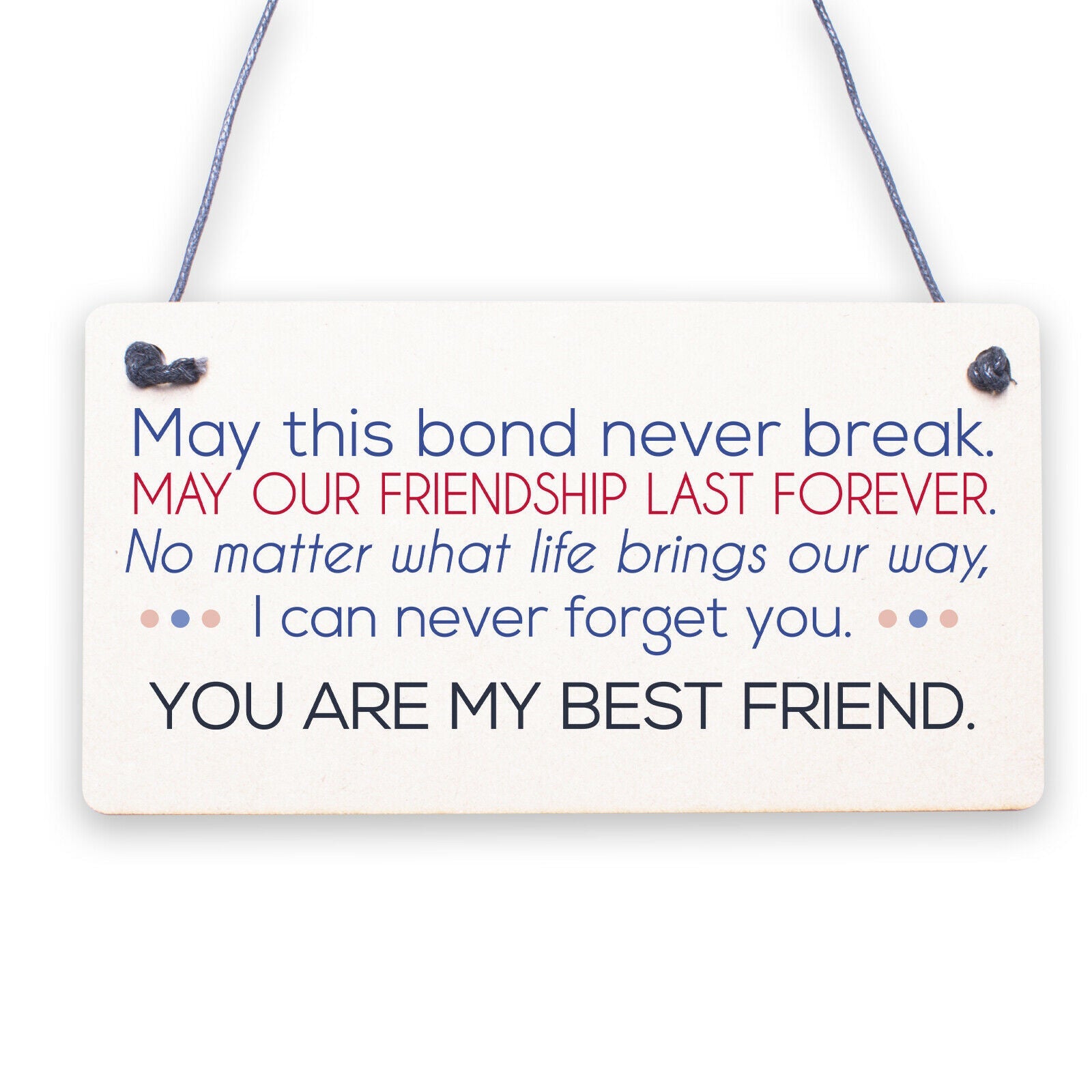 Best Friend Birthday Gifts Thank You Wooden Flower Friendship Plaque Friend Gift